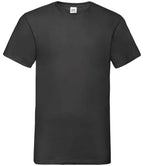 Fruit of the Loom V Neck Value T-Shirt - Classic Comfortable Cotton Tee for Everyday Wear