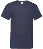 Fruit of the Loom V Neck Value T-Shirt - Classic Comfortable Cotton Tee for Everyday Wear