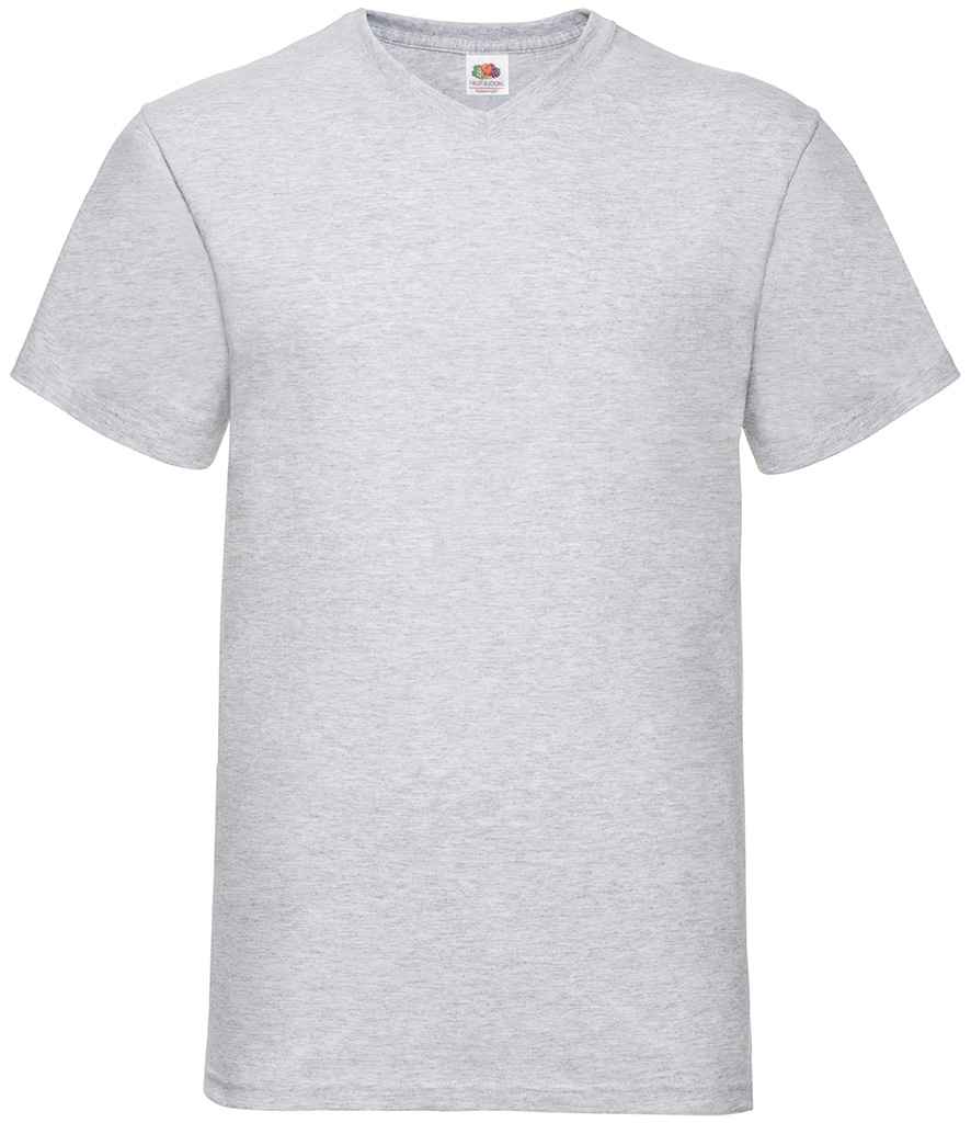 Fruit of the Loom V Neck Value T-Shirt - Classic Comfortable Cotton Tee for Everyday Wear