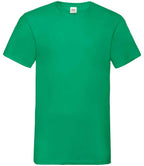 Fruit of the Loom V Neck Value T-Shirt - Classic Comfortable Cotton Tee for Everyday Wear