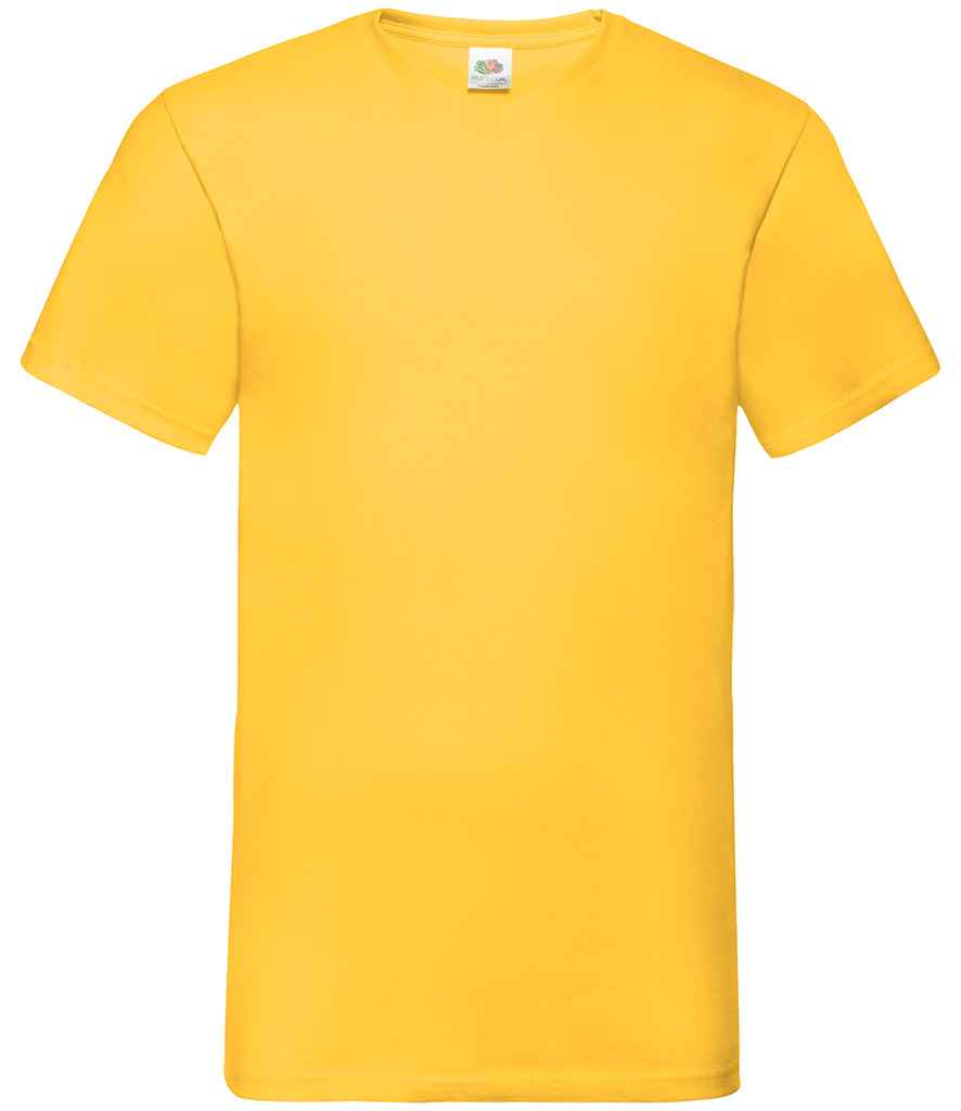 Fruit of the Loom V Neck Value T-Shirt - Classic Comfortable Cotton Tee for Everyday Wear
