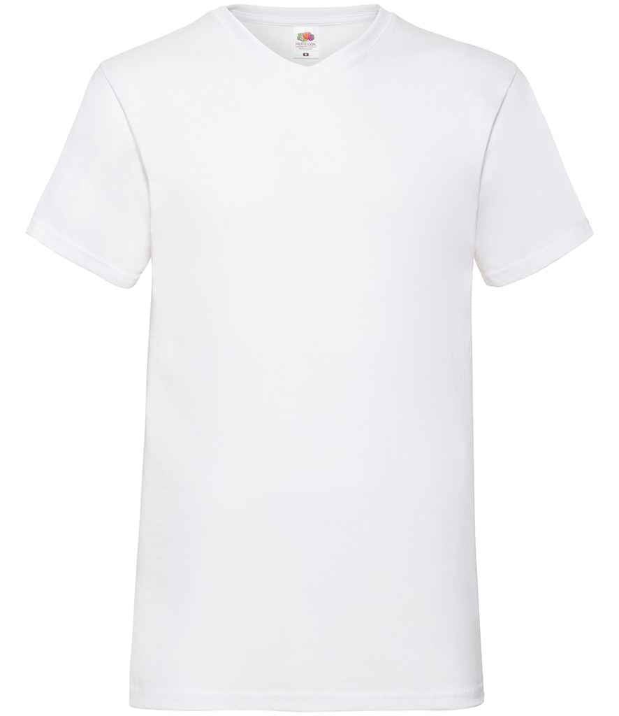 Fruit of the Loom V Neck Value T-Shirt - Classic Comfortable Cotton Tee for Everyday Wear