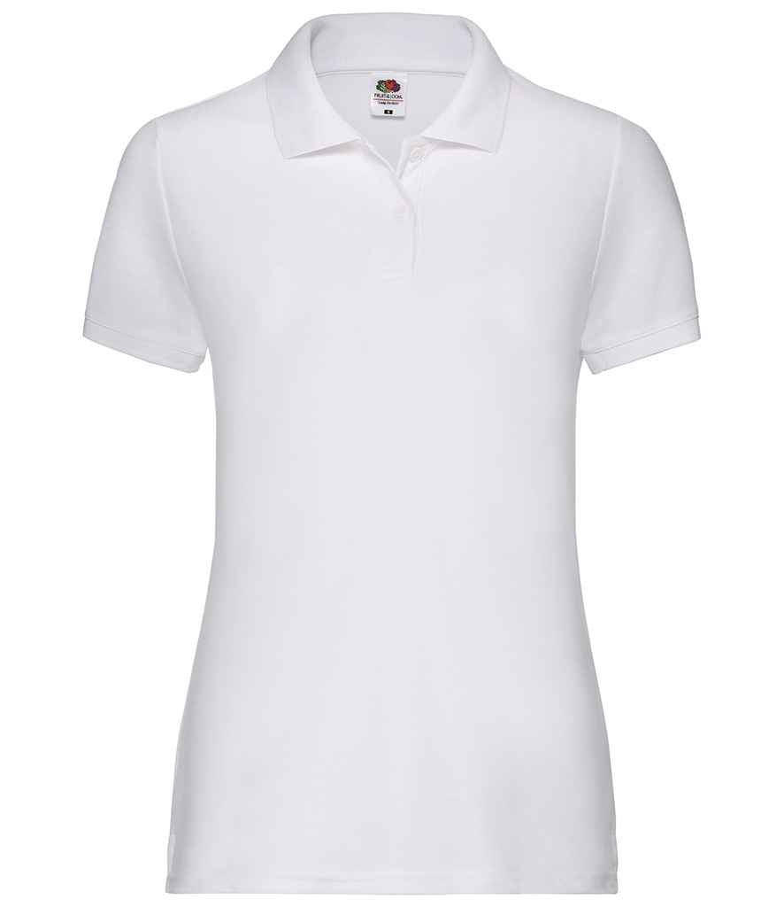 Fruit of the Loom Lady Fit Piqué Polo Shirt – Classic Comfort and Style for Women