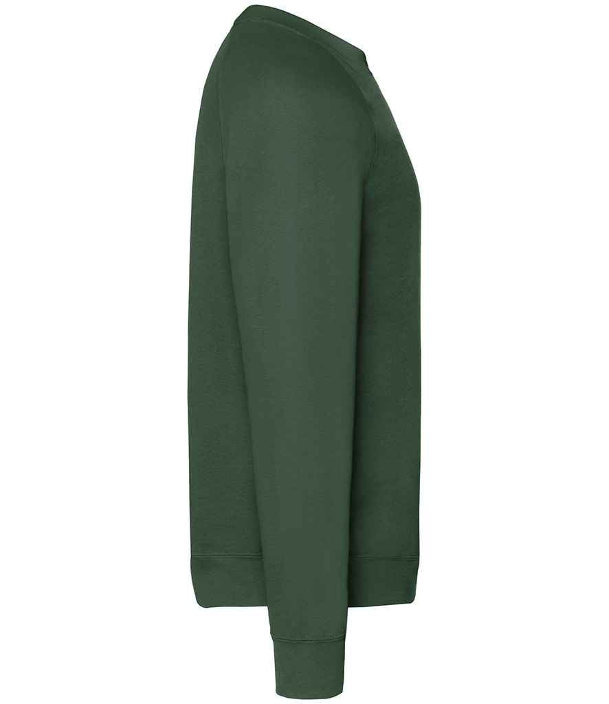 Fruit of the Loom Classic Raglan Sweatshirt with Contrasting Sleeves and Durable Fabric