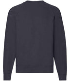 Fruit of the Loom Classic Raglan Sweatshirt with Contrasting Sleeves and Durable Fabric