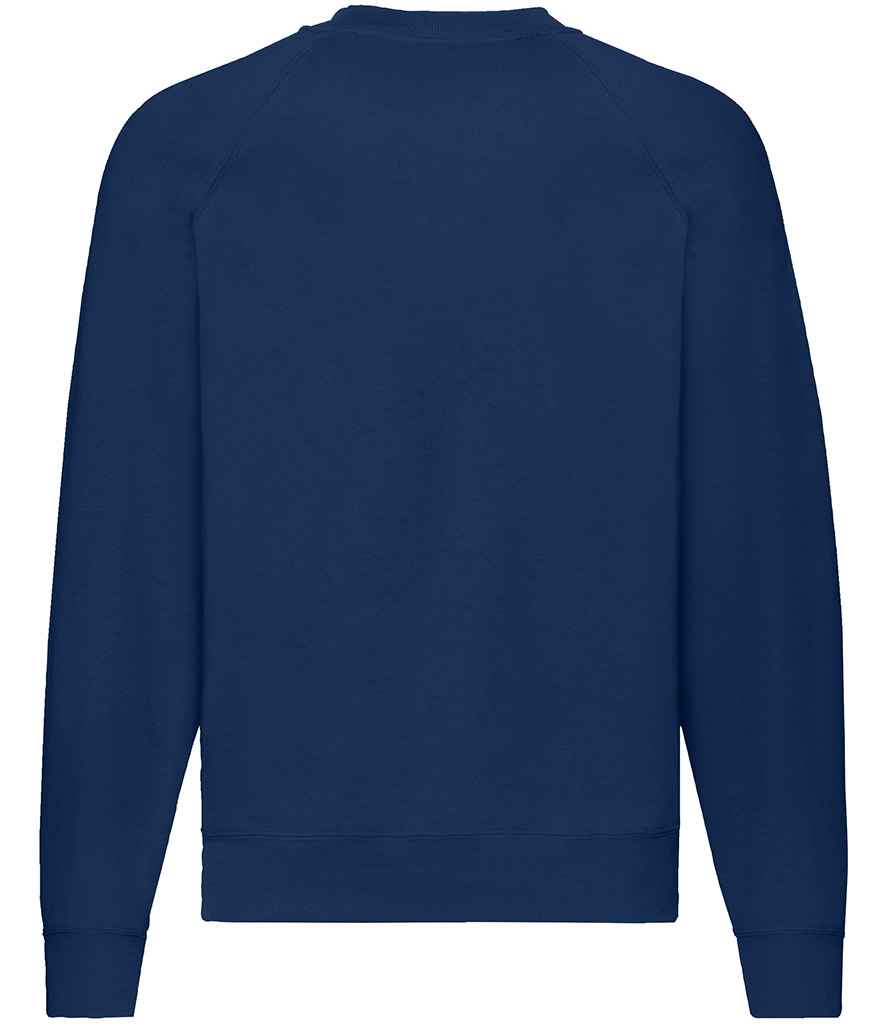 Fruit of the Loom Classic Raglan Sweatshirt with Contrasting Sleeves and Durable Fabric
