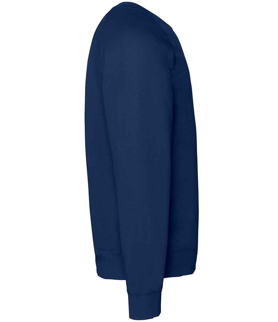 Fruit of the Loom Classic Raglan Sweatshirt with Contrasting Sleeves and Durable Fabric