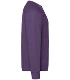 Fruit of the Loom Classic Raglan Sweatshirt with Contrasting Sleeves and Durable Fabric