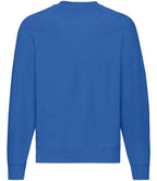 Fruit of the Loom Classic Raglan Sweatshirt with Contrasting Sleeves and Durable Fabric
