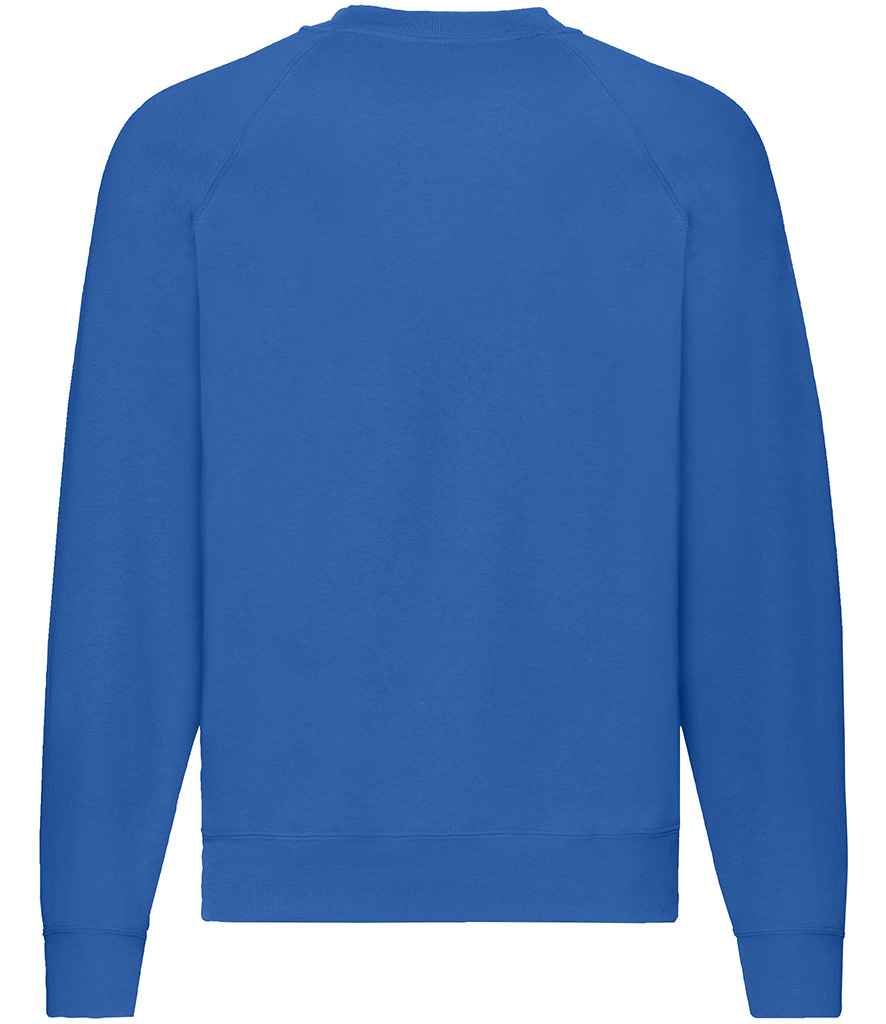 Fruit of the Loom Classic Raglan Sweatshirt with Contrasting Sleeves and Durable Fabric