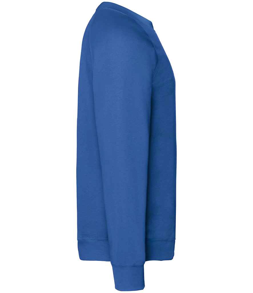 Fruit of the Loom Classic Raglan Sweatshirt with Contrasting Sleeves and Durable Fabric