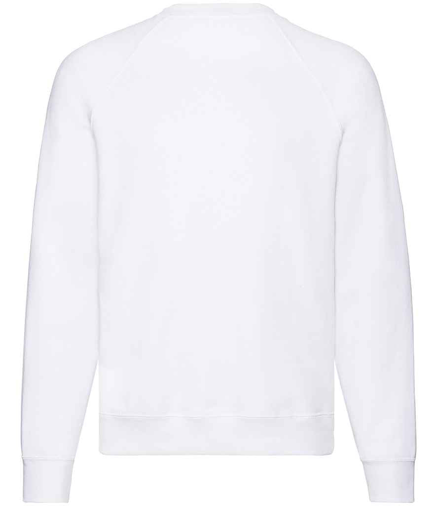 Fruit of the Loom Classic Raglan Sweatshirt with Contrasting Sleeves and Durable Fabric