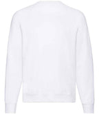 Fruit of the Loom Classic Raglan Sweatshirt with Contrasting Sleeves and Durable Fabric