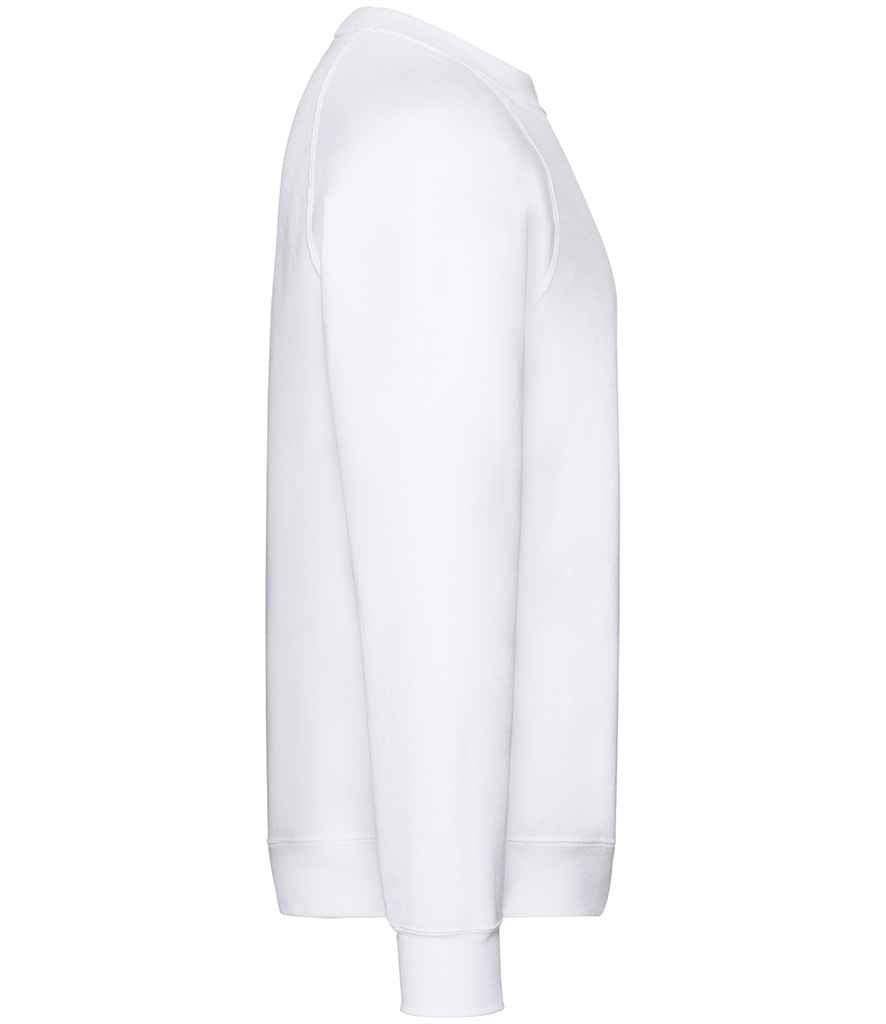 Fruit of the Loom Classic Raglan Sweatshirt with Contrasting Sleeves and Durable Fabric