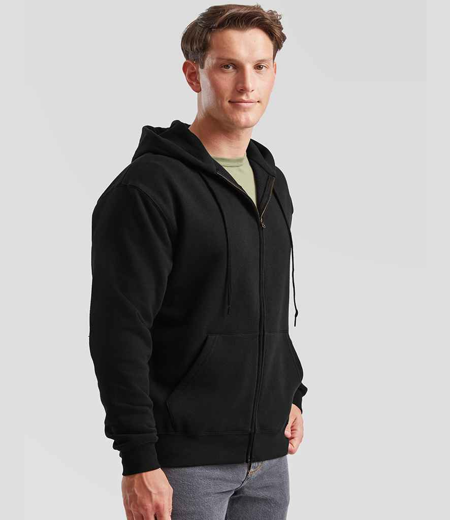 Fruit of the Loom Premium Zip Hooded Sweatshirt with Durable Comfort and Classic Fit