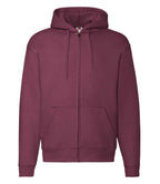 Fruit of the Loom Premium Zip Hooded Sweatshirt with Durable Comfort and Classic Fit