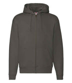 Fruit of the Loom Premium Zip Hooded Sweatshirt with Durable Comfort and Classic Fit