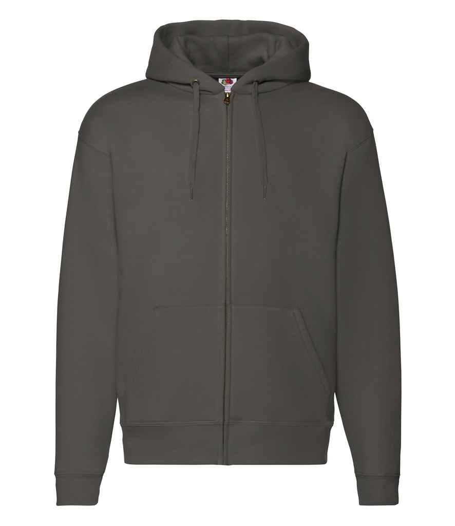Fruit of the Loom Premium Zip Hooded Sweatshirt with Durable Comfort and Classic Fit