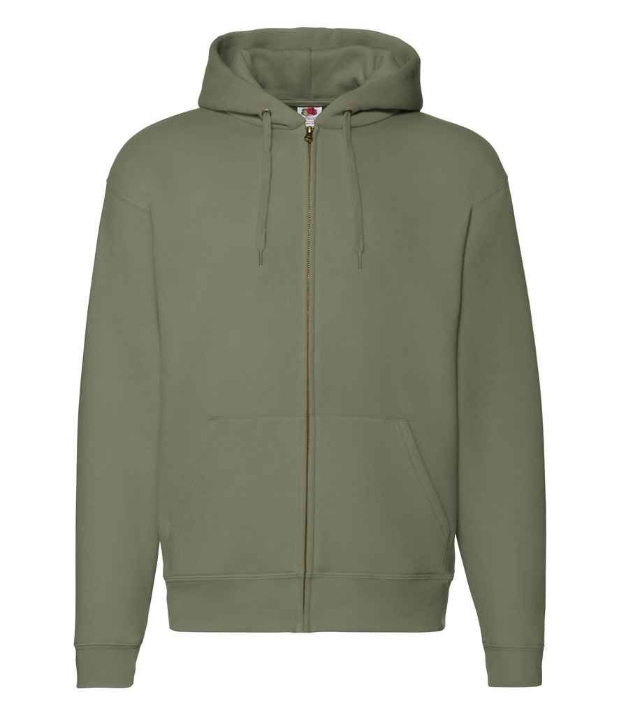 Fruit of the Loom Premium Zip Hooded Sweatshirt with Durable Comfort and Classic Fit