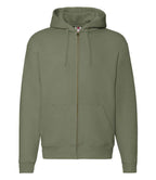 Fruit of the Loom Premium Zip Hooded Sweatshirt with Durable Comfort and Classic Fit