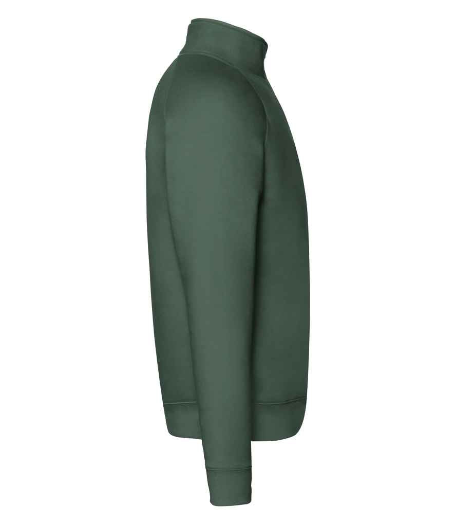 Fruit of the Loom Premium Zip Neck Sweatshirt with Classic Comfort and Durable Fabric