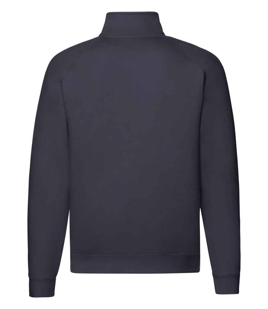 Fruit of the Loom Premium Zip Neck Sweatshirt with Classic Comfort and Durable Fabric