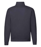Fruit of the Loom Premium Zip Neck Sweatshirt with Classic Comfort and Durable Fabric