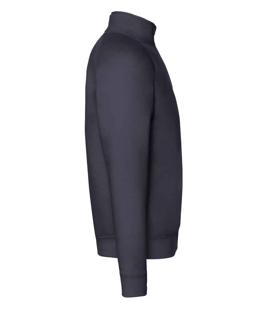 Fruit of the Loom Premium Zip Neck Sweatshirt with Classic Comfort and Durable Fabric
