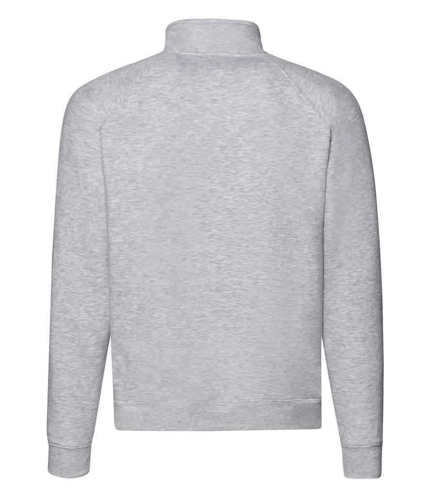 Fruit of the Loom Premium Zip Neck Sweatshirt with Classic Comfort and Durable Fabric