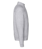 Fruit of the Loom Premium Zip Neck Sweatshirt with Classic Comfort and Durable Fabric
