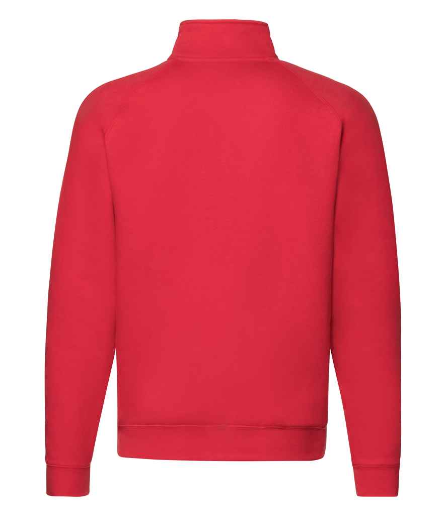 Fruit of the Loom Premium Zip Neck Sweatshirt with Classic Comfort and Durable Fabric