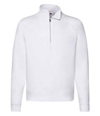 Fruit of the Loom Premium Zip Neck Sweatshirt with Classic Comfort and Durable Fabric