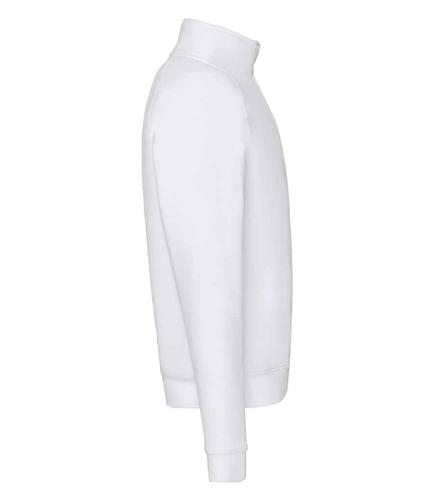 Fruit of the Loom Premium Zip Neck Sweatshirt with Classic Comfort and Durable Fabric