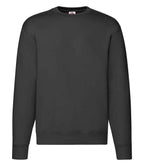 Fruit of the Loom Premium Drop Shoulder Sweatshirt in Classic, Royal, Navy, and Black Colors