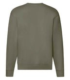 Fruit of the Loom Premium Drop Shoulder Sweatshirt in Classic, Royal, Navy, and Black Colors