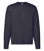 Fruit of the Loom Premium Drop Shoulder Sweatshirt in Classic, Royal, Navy, and Black Colors