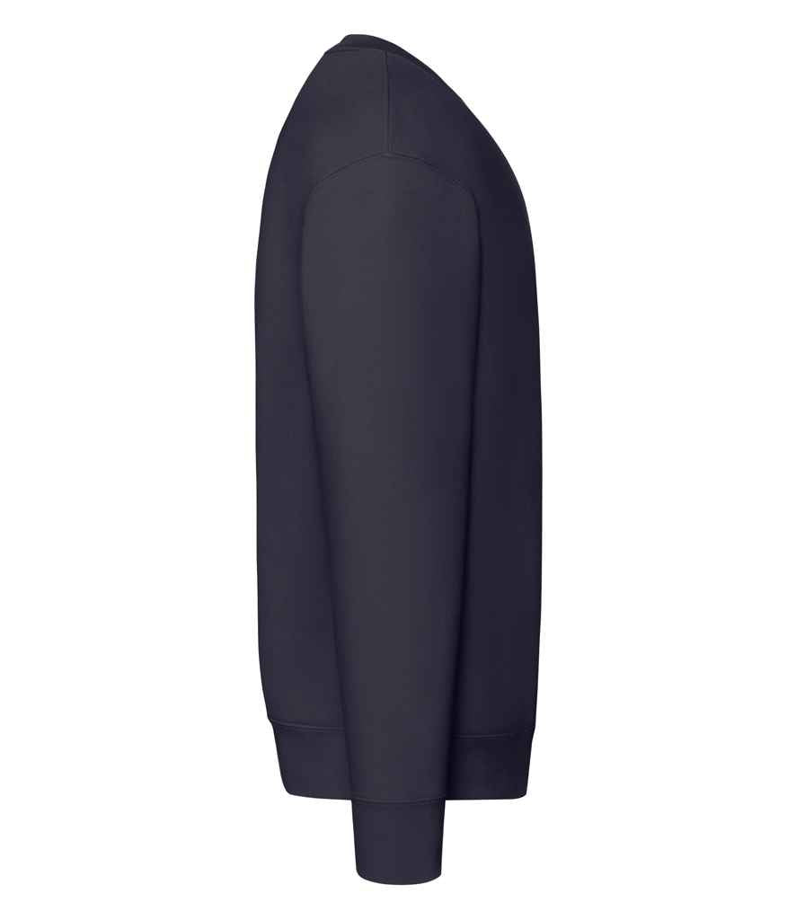 Fruit of the Loom Premium Drop Shoulder Sweatshirt in Classic, Royal, Navy, and Black Colors