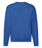 Fruit of the Loom Premium Drop Shoulder Sweatshirt in Classic, Royal, Navy, and Black Colors