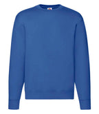 Fruit of the Loom Premium Drop Shoulder Sweatshirt in Classic, Royal, Navy, and Black Colors