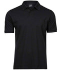 Tee Jays Heavy Cotton Piqué Polo Shirt | Black