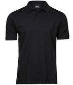 Tee Jays Heavy Cotton Piqué Polo Shirt | Black