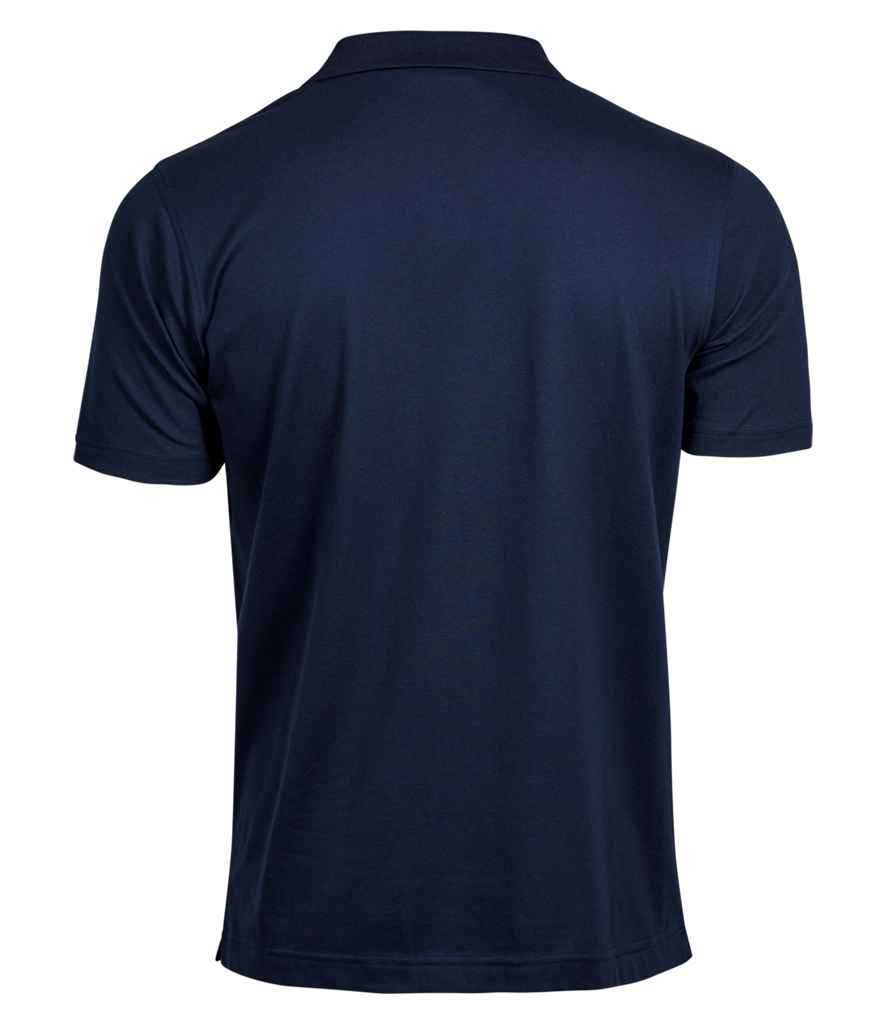 Tee Jays Luxury Stretch V Neck Polo Shirt | Navy