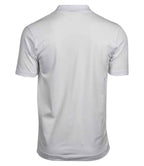Tee Jays Luxury Stretch V Neck Polo Shirt | White