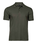 Tee Jays Luxury Stretch Piqué Polo Shirt | Deep Green