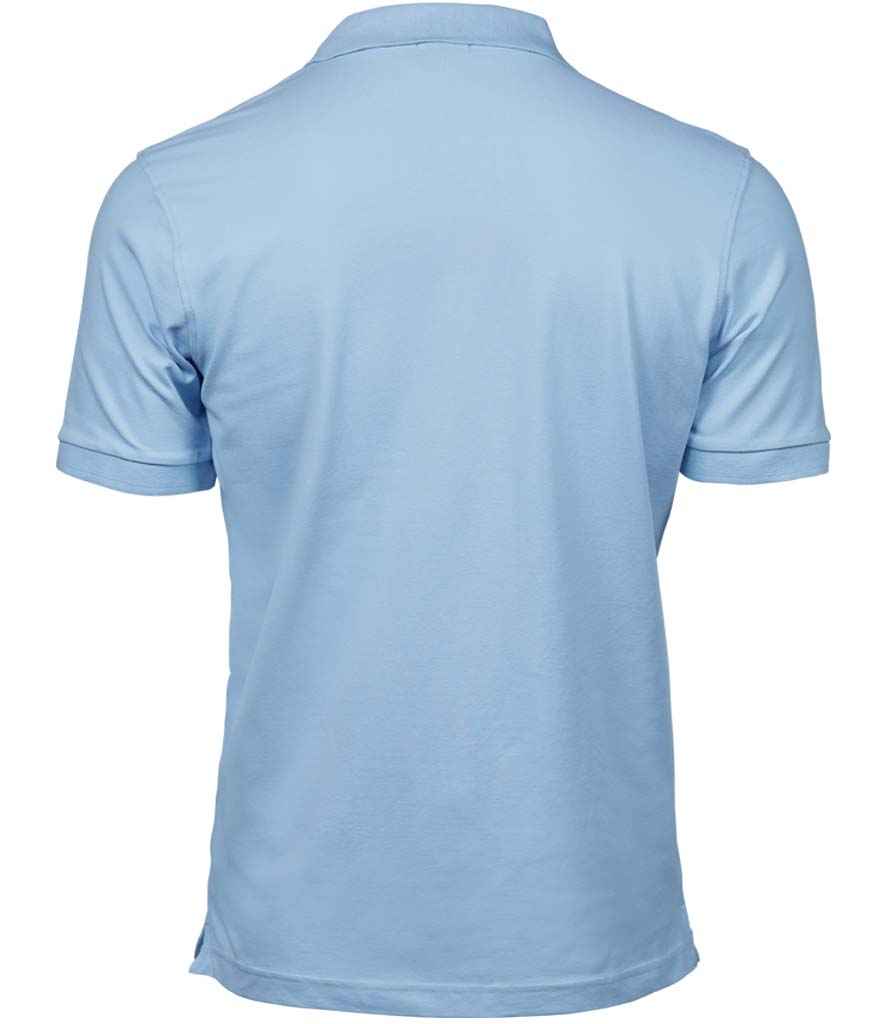 Tee Jays Luxury Stretch Piqué Polo Shirt | Light Blue