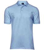 Tee Jays Luxury Stretch Piqué Polo Shirt | Light Blue