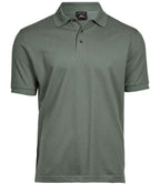 Tee Jays Luxury Stretch Piqué Polo Shirt | Leaf Green
