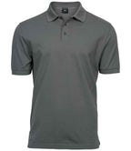 Tee Jays Luxury Stretch Piqué Polo Shirt | Powder Grey