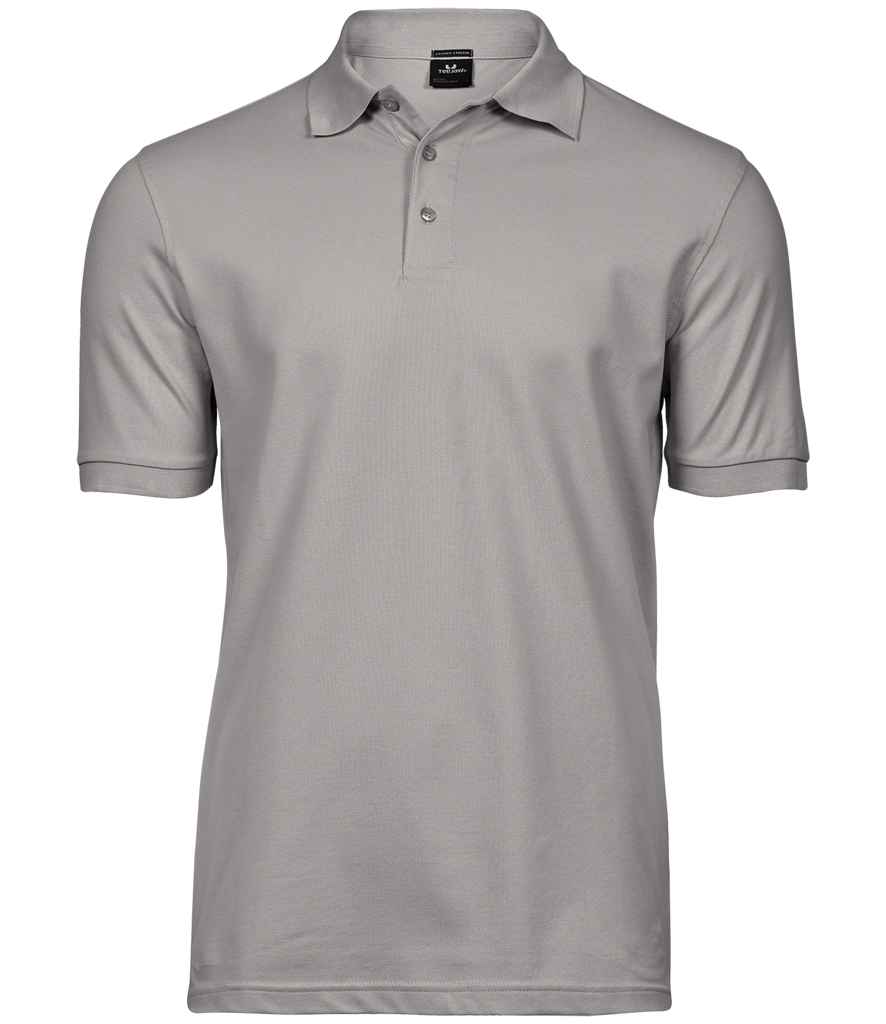 Tee Jays Luxury Stretch Piqué Polo Shirt | Stone