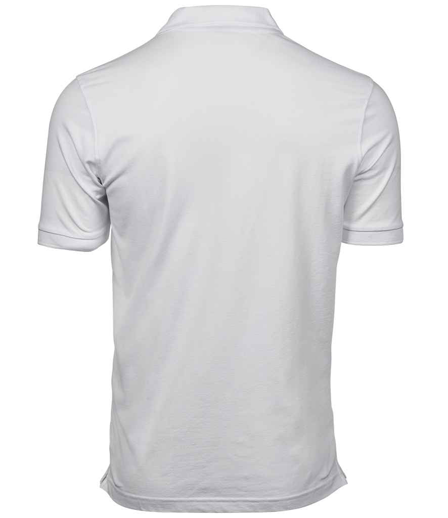 Tee Jays Luxury Stretch Piqué Polo Shirt | White